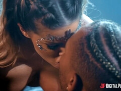 Grosse bite, Gros seins, Blonde, Sucer une bite, Érotique, Léchez, Piercing, Chatte