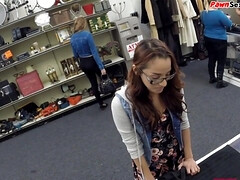 BANGBROS - Pawnshop stunner office plowed and facialized by pawnshop proprietor