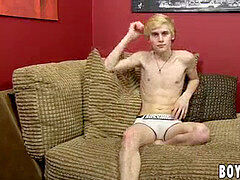 Tir de sperme, Homosexuelle, Masturbation, Maigrichonne, Solo