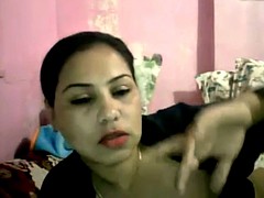 Desi Super boobs aunty naked show for fans