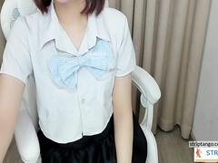 Любители, Анальный секс, Дилдо, Двойное проникновение, Японки, Школьница, Страпон, Сиськи