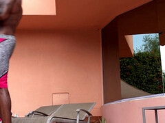 Kont, Grote mammen, Kreng, Rondborstig, Interraciaal, Natuurlijke tieten, Tieten likken, Nat