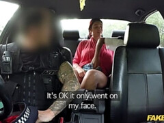 Enthousiasteling, Grote mammen, Pijpbeurt, Auto, Buiten, Kut duiken, Trio, Uniformpje