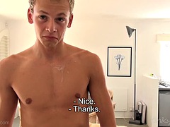 Twink sex with roommates