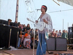 Jimi Hendrix Woodstock sixty nine