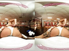 VRBangers.com Busty Kendra Lust getting fucked hard in the boxing ring VR