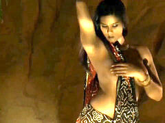 seductive Indian honey Dancing