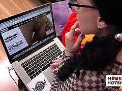 Bambi Black's Pretty Tits Squirt While Getting Hardcore Fucked By Her Online Date