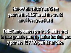 shakira cum tribute 19 - happy birthday bitch !!!
