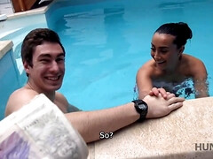 Czech teen gets a hot massage, a BJ and a fuck at the spa!