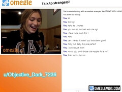 Cute Teen Is Shocked By Omegle Monster Cock