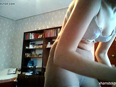 Hacked laptop camera. luxurious caboose and bosoms