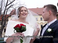 Braut, Paar, Gehörnter ehemann, Hardcore, Hd, Strümpfe, Jungendliche (18+), Hochzeit