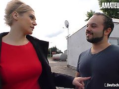 Big Tits German MILF Hardcore Pick Up And Fuck With Stranger