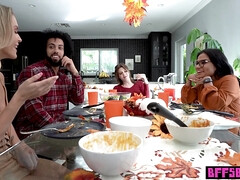 18 jaar, Biseksueel, Kwartet, Hd, Interraciaal, Likken, Klein, Tieten likken