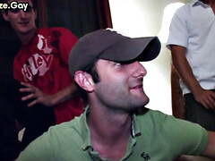 Real guy fucked in college fraternity party