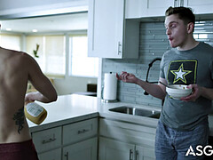 アナル, フェラチオ, チン, ゲイ, ラフ, レスリング