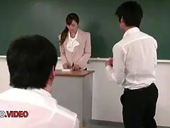 アジア人, フェラチオ, 茶髪の, 日本人, 熟年, 叫ぶ, ストッキング, おもちゃ