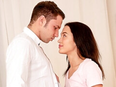 Anal, Cul, Sucer une bite, Brunette brune, Embrassement, Léchez, Chatte, Tatouage