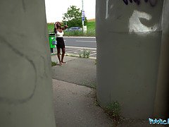 アフリカ人, フェラチオ, チン, 黒人, 自然山雀, アウトドア, 公共, 現実