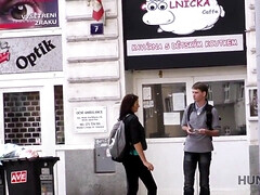 Denisse, the horny teen, goes to Prague for some wild fun with her tight ass up close