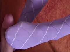 デカチン, 足, ロシア人, ショートヘア, フェラする, オッパイの