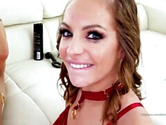 Kimmy Granger, Megan Rain & Adriana Chechik Anal Threesome with Dildos