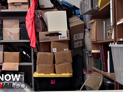 Grosser schwanz, Geschnappt, Hardcore, Büro, Realität, Titten, Uniform