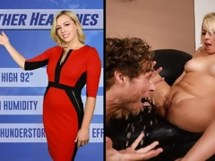 デカ尻, ブロンド, フェラチオ, バック, 手コキする, 淫乱熟女, タトゥー
