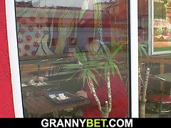 美人, デカパイ, ブロンド, フェラチオ, 巨乳な, エロ熟女, 熟年, 母