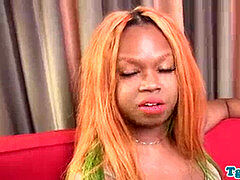 素人, アメリカ人, アナル, 黒人, ぽちゃ, 黒人, シゴき, シーメール