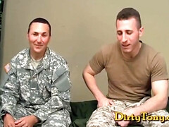 Army Guys Have Amateur Hardcore Sex