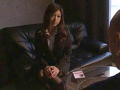 アジア人, フェラチオ, イく瞬間, 日本人, オフィス