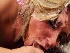 Blondine, Blasen, Europäisch, Fingern, Hd, Milf