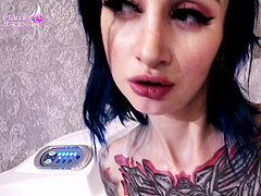 Anal, Masturbation, Solo, Tatouage, Adolescente, Jouets