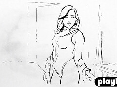 お尻, デカ尻, 巨乳な, Hd, 淫乱熟女, 裸, 一人, オッパイの