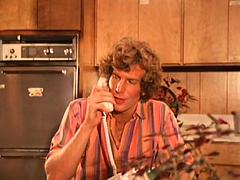 Annette Haven jokes that she can t see and likes to let a man rub his cock in her mouth and pussy, and Kristine