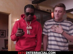 デカパイ, 黒人, イマラチオ, チン, 黒人, 異人種間, 淫乱熟女, 禁句