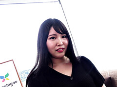 素人, アジア人, ぽっちゃり, フェラチオ, 衣服着たままセックス, 中出し, イく瞬間, チン