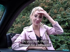 Tattooed Russian bitch with natural tits gets paid for sex