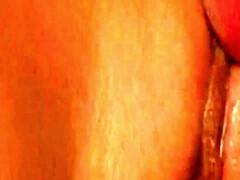 Raunchy vintage hooker emotional sex clip