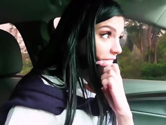 素人, 黒人, フェラチオ, 車, カップル, 顔射, 自然山雀, 剃毛