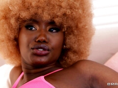 Schwarz, Blondine, Blasen, Schwarz, Kurzes haar