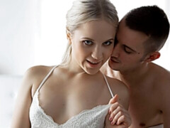 Erstaunlich, Blondine, Blasen, Küssen, Rasiert, Jungendliche (18+), Titten