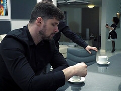 In den arsch, Grosse titten, Schwarz, Braunhaarige, Hd, Lingerie, Milf, Flotter dreier