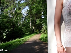 お尻, デカパイ, 巨乳な, 淫乱熟女, 公共, オマンコ, 一人, オッパイの
