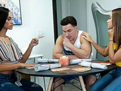 Stellung 69, Blondine, Blasen, Hundestellung, Frau frau mann, Handjob, Jungendliche (18+), Flotter dreier