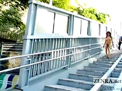 Pijpbeurt, Rondborstig, Classisch, Schattig, Lul, Japaans, Buiten, Tieten likken