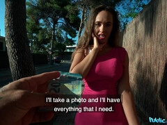 Playa, Mamada, Morena, Tacones, Dinero, Al aire libre, Pov, Tetas