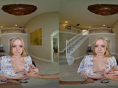 Tridimensionnel, Nana, Grosse bite, Blonde, Hard, Pov, Réalité, Nénés